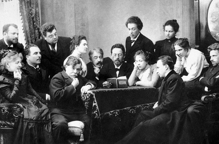 А.П. Чехов читает «Чайку» актёрам и режиссёрам МХАТа