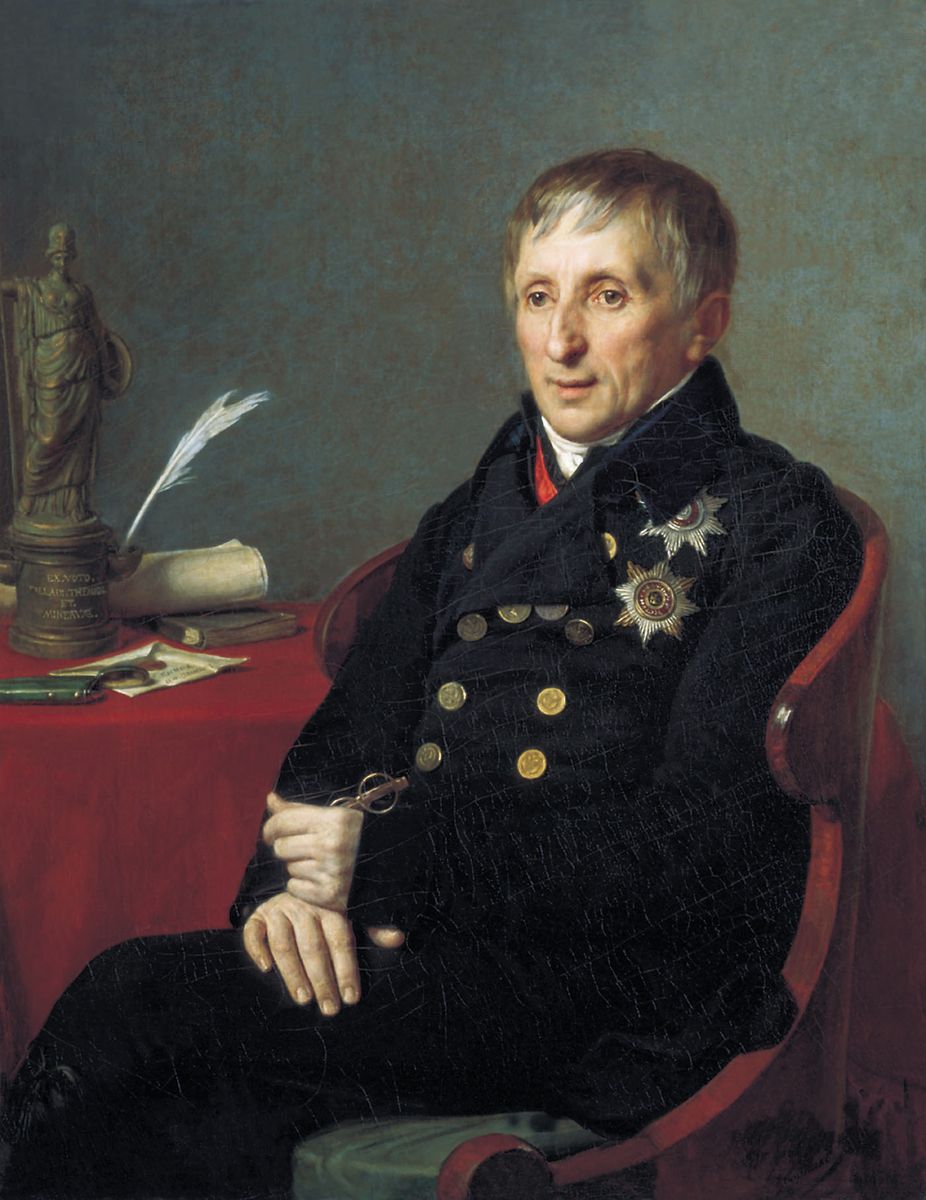 А.Г. Варнек. Портрет А.Н. Оленина, 1824