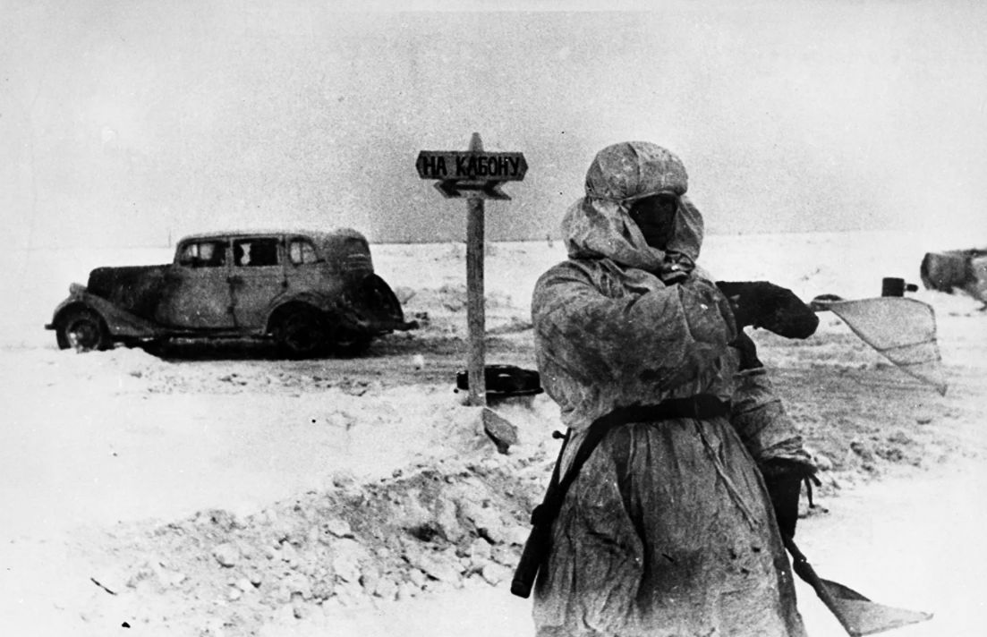 Регулировщик «Дороги жизни» на Ладожском озере