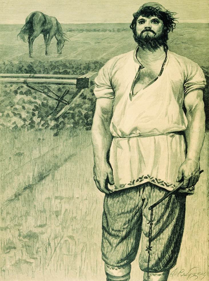 «Микула Селянинович». А.П. Рябушкин, 1895 год
